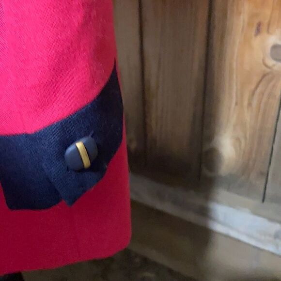 Kasper ll for A.S.L. Blazer vintage pink navy pockets lined 2X FIRM on PRICE - Picture 5 of 7